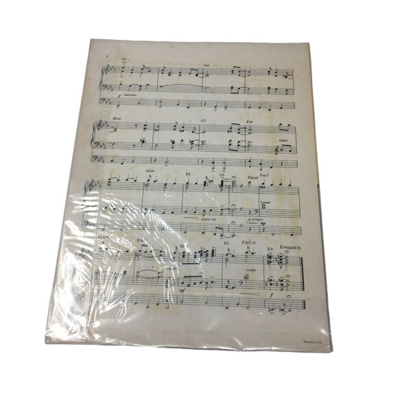 Vintage 1973 "Tie a Yellow Ribbon Round the Ole Oak Tree" Sheet Music - Picture 2 of 6